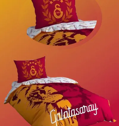 Taç Galatasaray Leeuw Logo Eenpersoons Slaapset 4