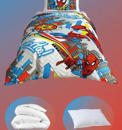 Taç Licensed Disney Spiderman Hero Cotton Complete Set