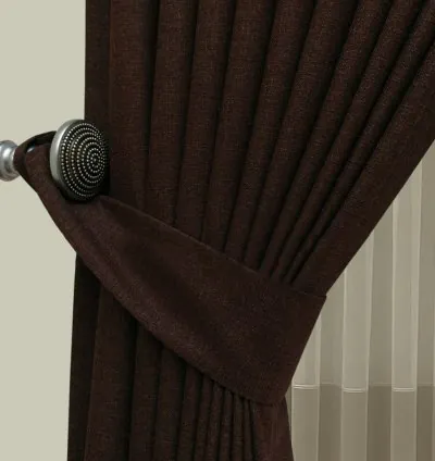 Tenda in Lino Marrone Scuro | Madame Dower Eclipse 4