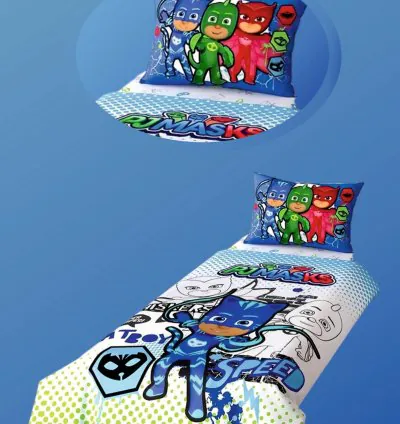 Taç Pj Masks Eenpersoons Dekbedovertrekset 4