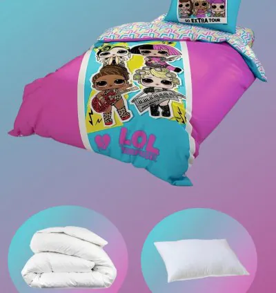 Taç LOL Surprise Single Licensed Kids Bedding Set