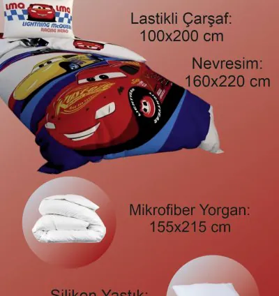 Taç Cars Race Gelicenseerd Kinderdekbedovertrek 4