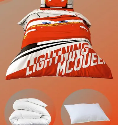 Taç Disney Cars Lightning Single Kids Bedding Set
