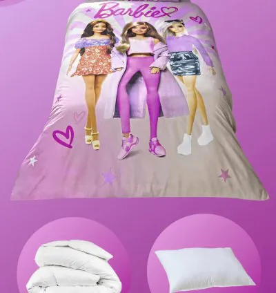 Taç Barbie Shine Single Licensed Kids Bedding Set