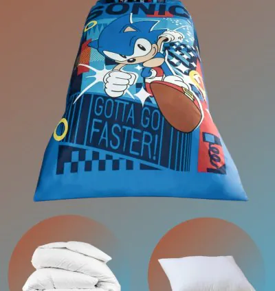 Taç Licensed Sonic Classic Single Bedding Set