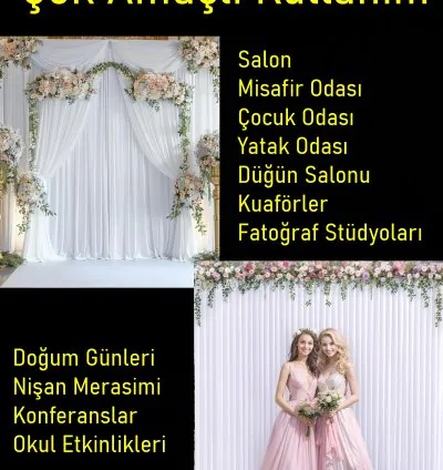 Beyaz Blackout Perde %50 Karartma | Kırışmaz, Ütü İhtiyacı Olmayan Güneşlik Perde 3