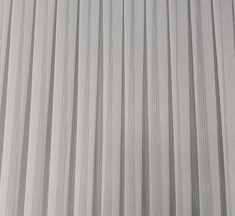Tenda Voile Shantung Rigata Spina di Pesce
