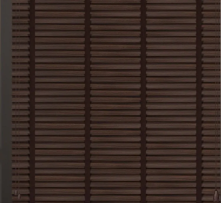 Persiana Veneciana Marrón Efecto Madera