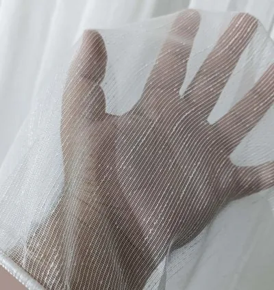Tenda Voile Eco Shantung | Bianco Sporco