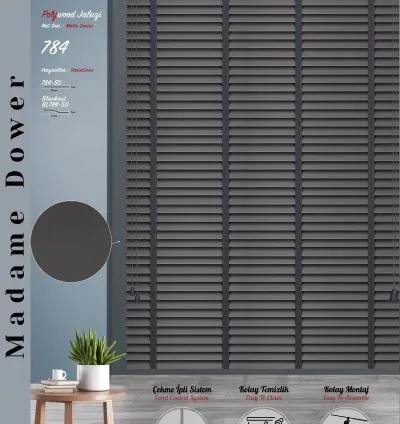 Dark Grey Venetian Blind | Kitchen, Balcony 4