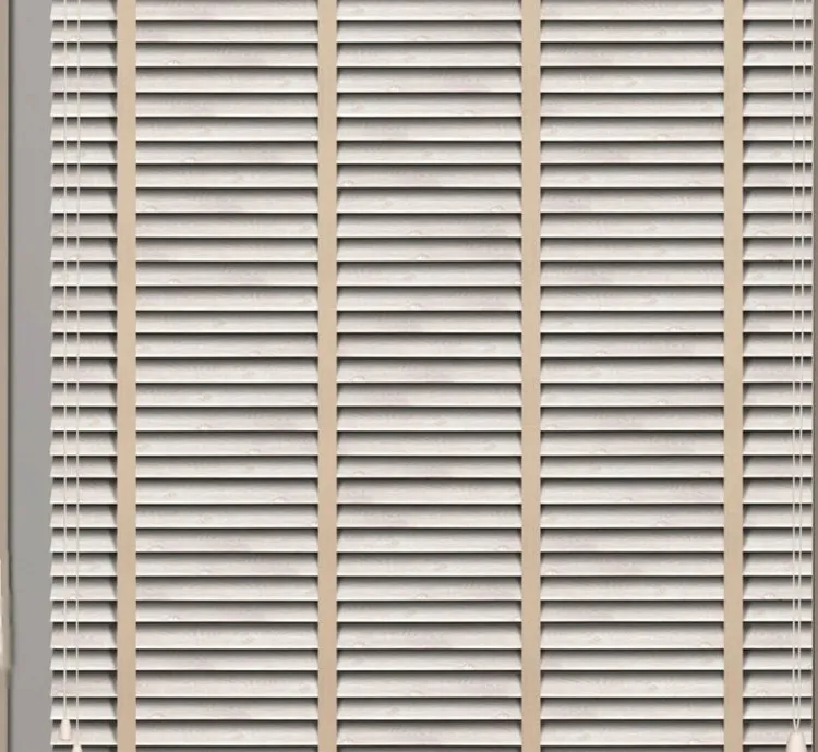 Patterned Cream Venetian Blind (V3)