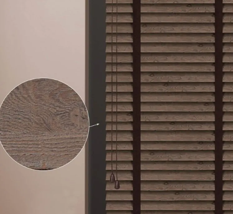 Tree Bark Color Venetian Blind
