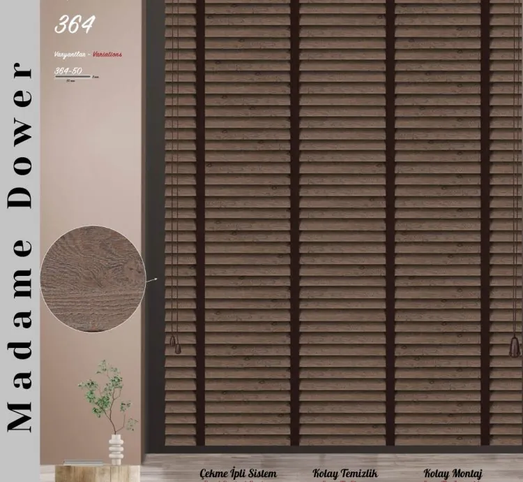 Tree Bark Color Venetian Blind