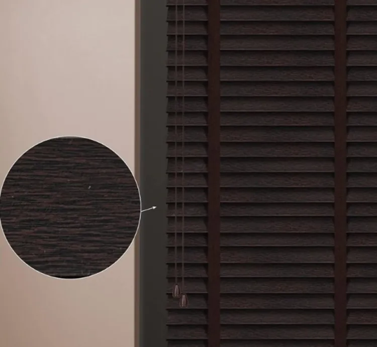Patterned Turkish Coffee Venetian Blind