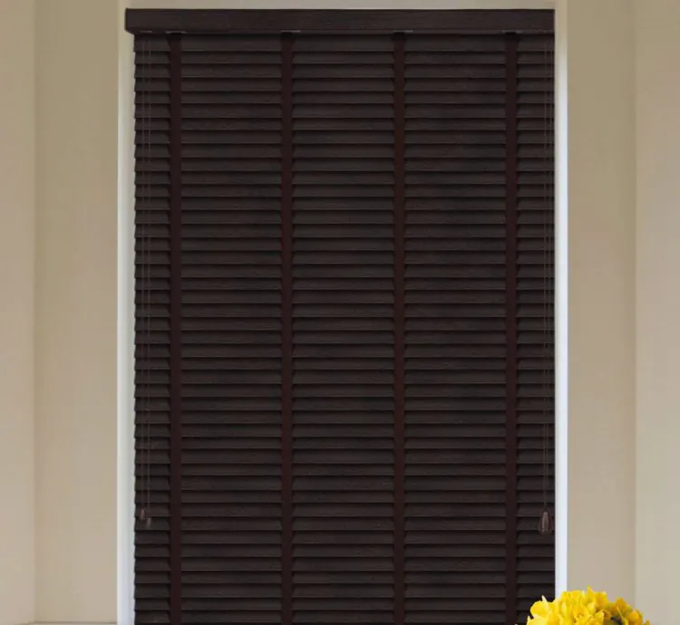 Patterned Turkish Coffee Venetian Blind