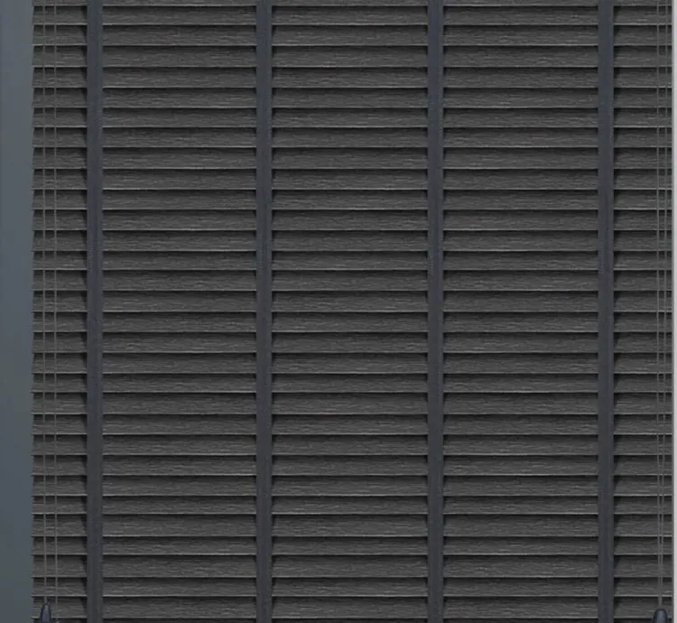 Striped Anthracite Venetian Blind