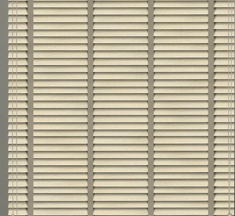 Striped Cream Venetian Blind
