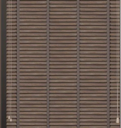 Patterned Wood Color Venetian Blind 3