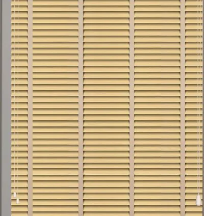 Patterned Cream Venetian Blind 3