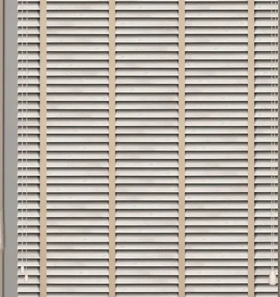 Patterned Cream Venetian Blind (V3) 4