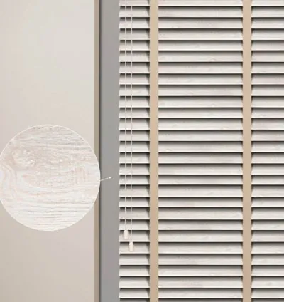 Patterned Cream Venetian Blind (V3) 3