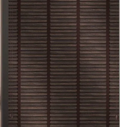 Striped Glossy Brown Venetian Blind 4