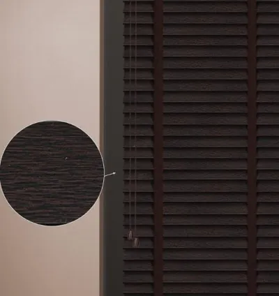 Patterned Turkish Coffee Venetian Blind 3