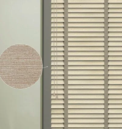 Striped Cream Venetian Blind 3