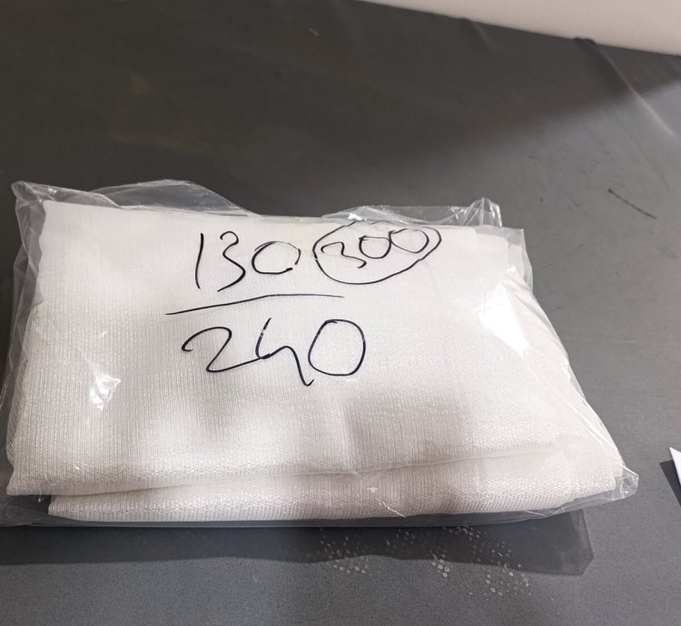 Perdea Voal Oțel Tricot Fin 130x240 - Pliu 1x2