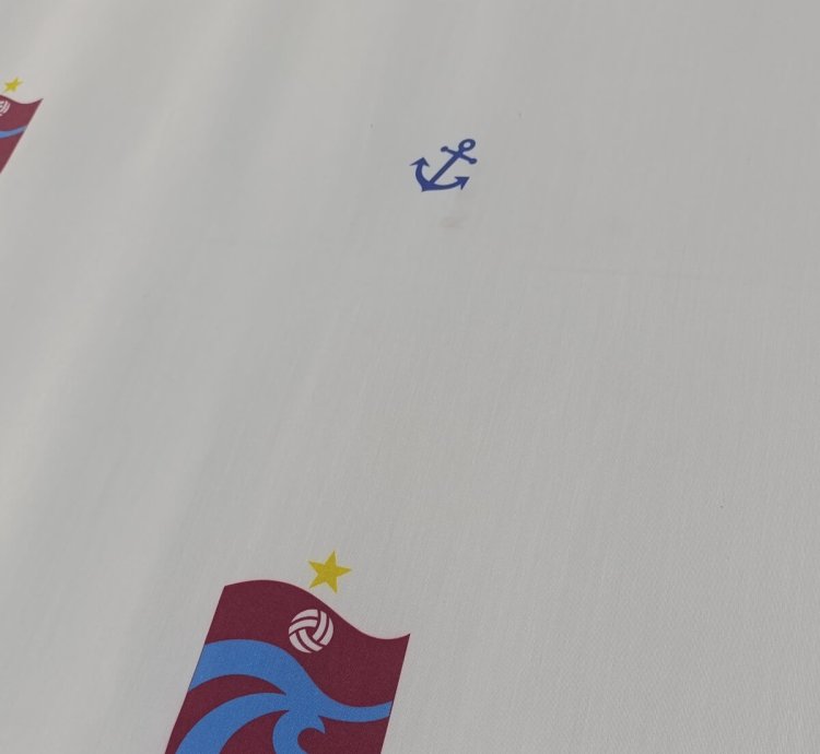 Taç Trabzonspor Lisanslı Fon Perde 140x265 cm – Taraftar Odalarına Özel Bordo‑Mavi Dekor