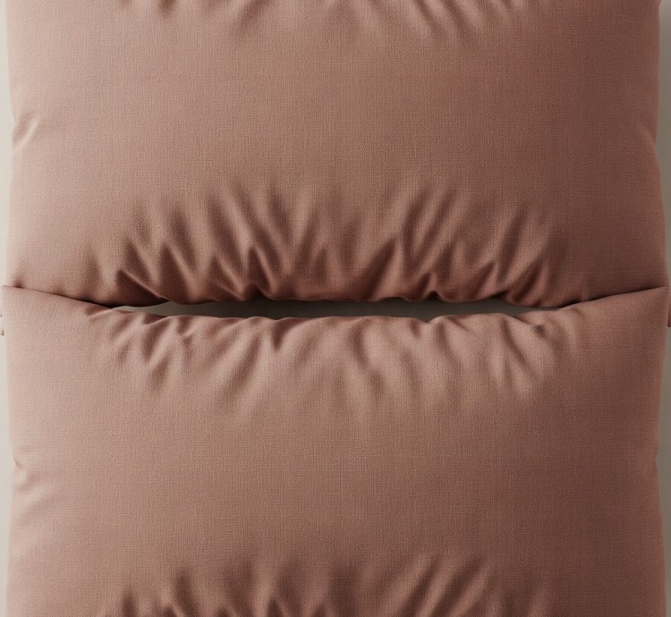 Lino Collection Dusty Rose Linen Pillowcase Set (2 Pcs)