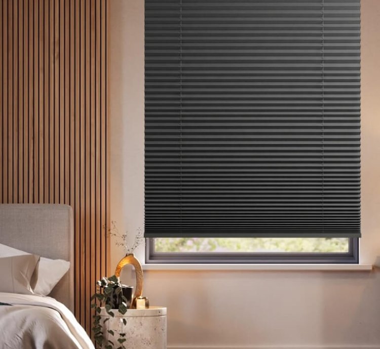 4 Katmanlı Karartma Blackout Plise Perde, Katlanır Cam Balkon PVC Pencere Perdesi