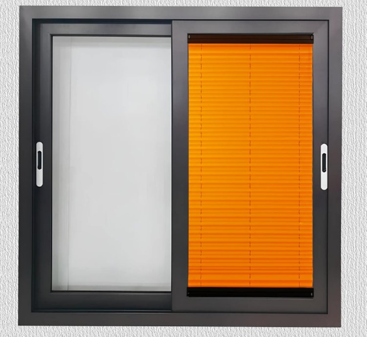 Toz Tutmaz Turuncu Plise Perde Antibakteriyel - Cam Balkon & PVC Pencere Plise Perde Modelleri