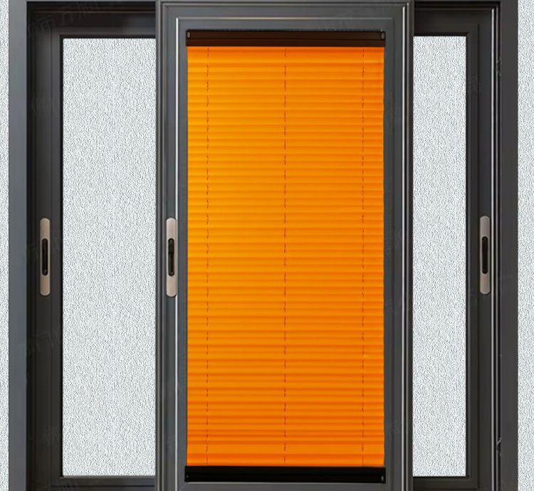 Toz Tutmaz Turuncu Plise Perde Antibakteriyel - Cam Balkon & PVC Pencere Plise Perde Modelleri