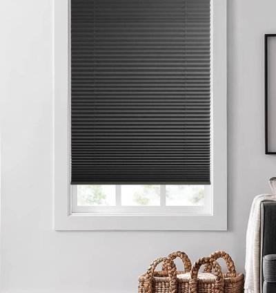 4 Katmanlı Karartma Blackout Plise Perde, Katlanır Cam Balkon PVC Pencere Perdesi 4