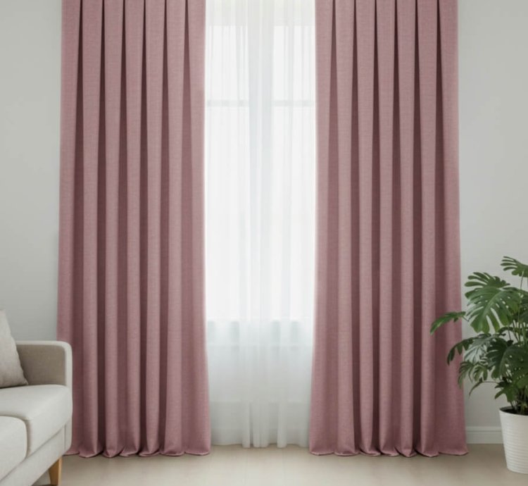 Cortinas Terciopelo Taç Narden Rosa Palo - Hechas a Mano Dimout