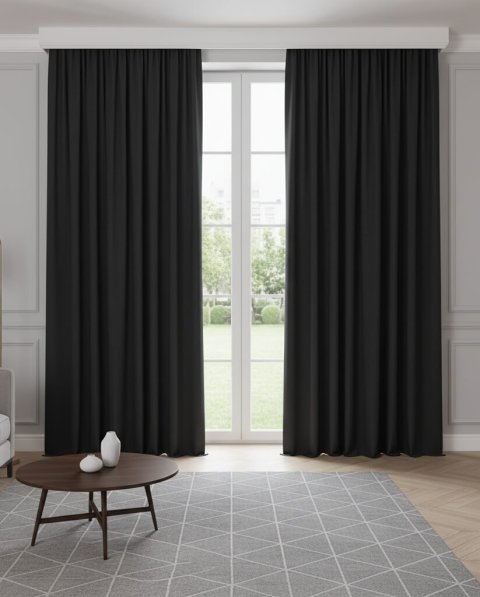 Cortinas Terciopelo Taç Narden Negro - Hechas a Mano Dimout 3