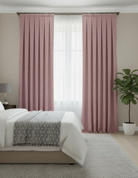 Cortinas Terciopelo Taç Narden Rosa Palo - Hechas a Mano Dimout 3