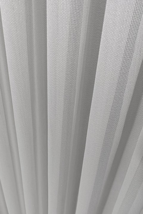Tenda in Voile Bianco Sora Premium - Tessuto Pesante & Antipiega (Lusso)