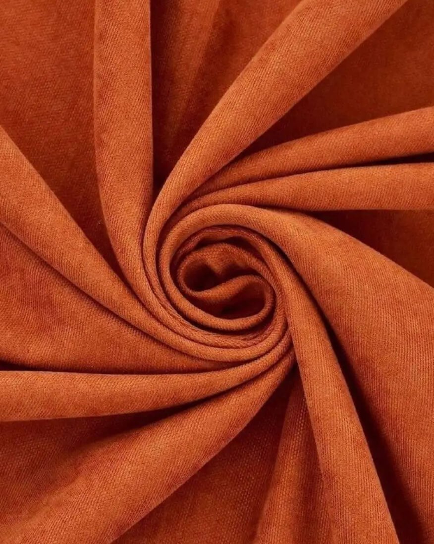 Cortinas Terciopelo Taç Narden Terracota - Hechas a Mano Dimout