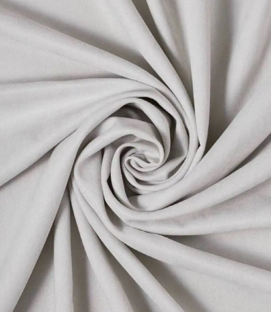 Rideaux Velours Doux Gris Poussière Taç Narden - Fait Main Dimout