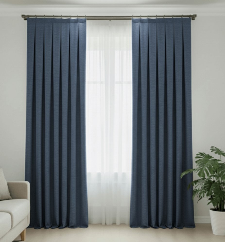 Cortinas Terciopelo Taç Narden Azul Marino - Hechas a Mano Dimout
