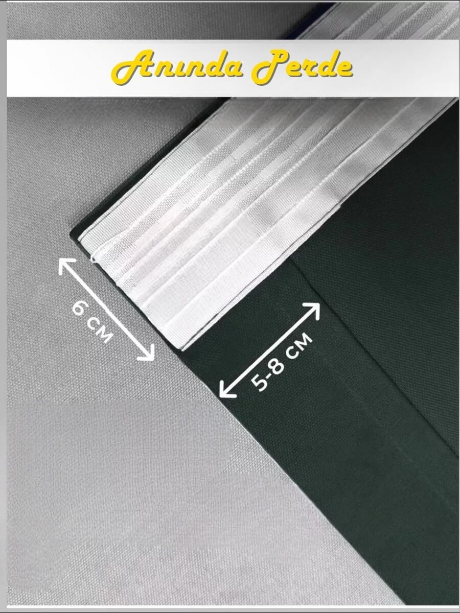 Taç Narden Grass Green Soft Velvet Curtains - Custom Handmade Dimout