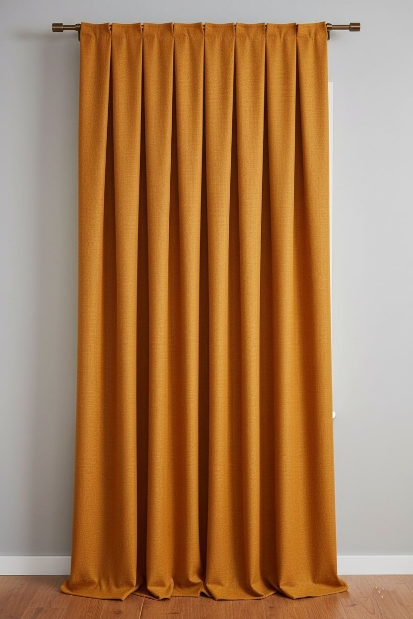 Cortinas Terciopelo Taç Narden Naranja - Hechas a Mano Dimout