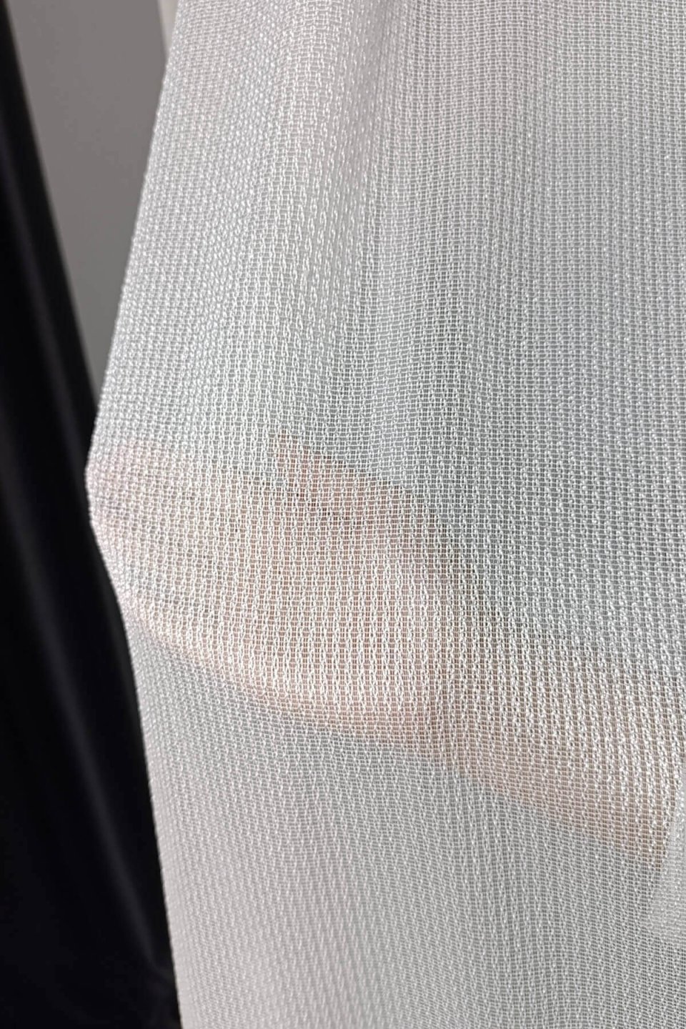Mazura Textured Faux Linen Sheer Curtains - Off-White, Non-Iron & Ultra Drape