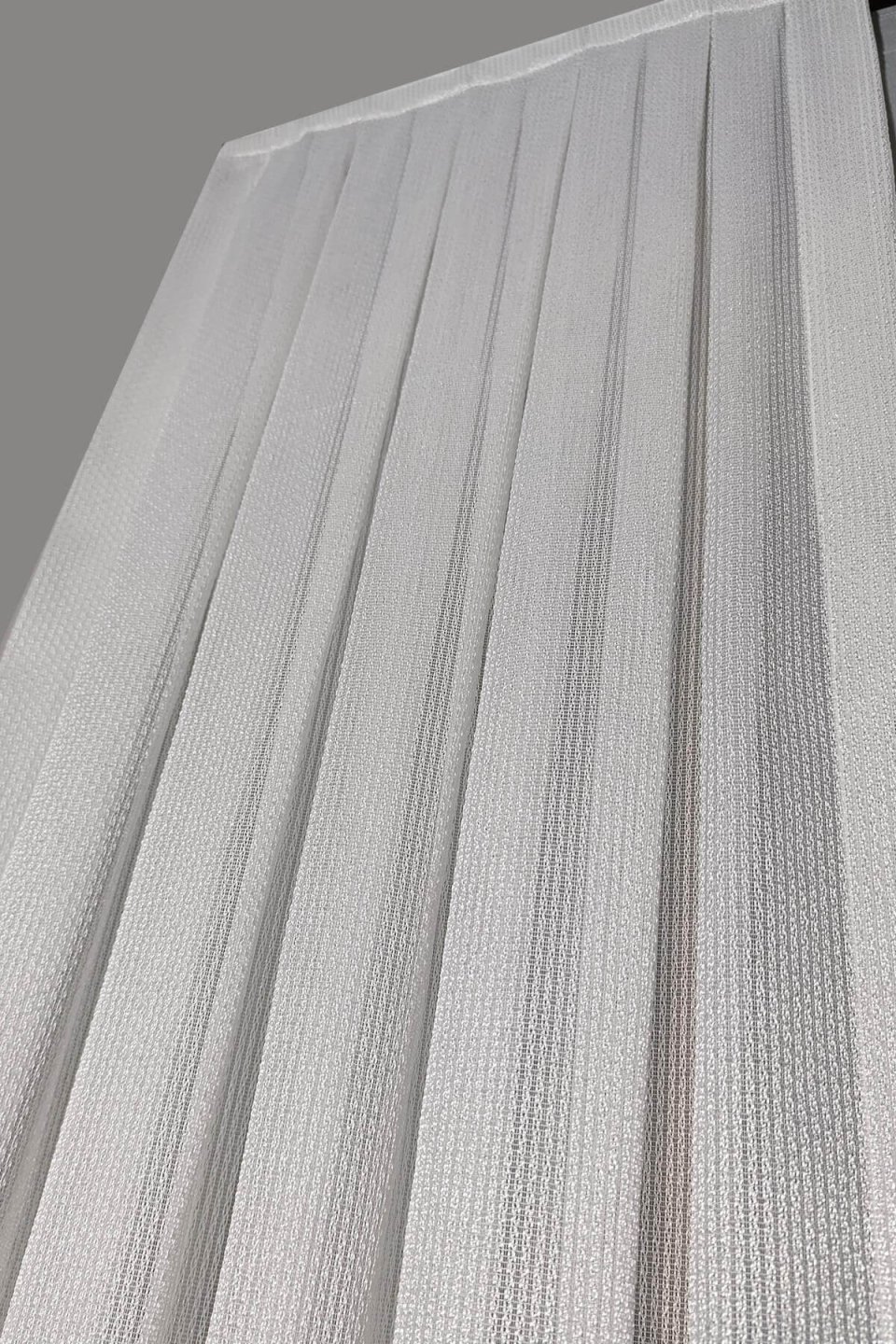 Mazura Textured Faux Linen Sheer Curtains - Off-White, Non-Iron & Ultra Drape