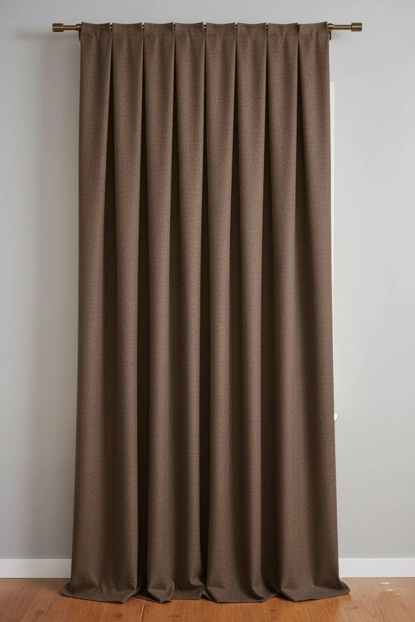 Cortinas Terciopelo Taç Narden Marrón - Hechas a Mano Dimout
