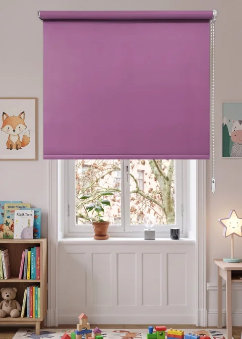 Vibrant Magenta Roller Shades to Brighten Up Your Living Space - Kitchen & Bedroom