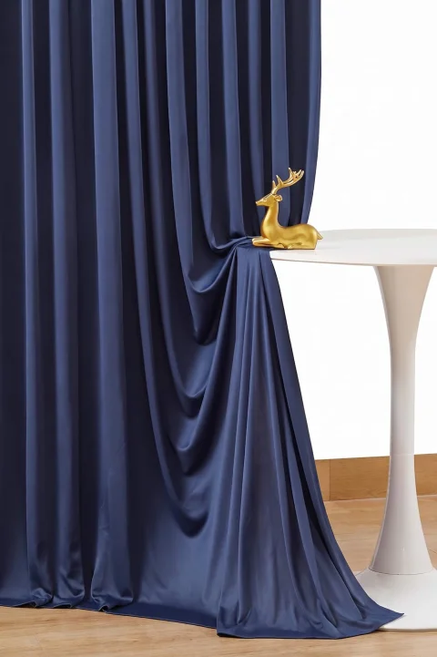 Indigo Acoustic Blackout Curtains | 95% Dimout & Insulation 5
