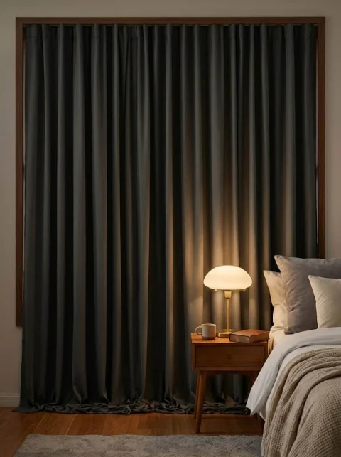 Anthracite Blackout Curtains | 97% Light Blocking & Thermal Insulation 4